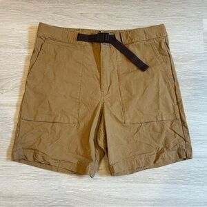 Nike Men’s Khaki SB Ripstop Textured And Belted 8in Shorts - 34